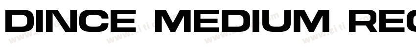 DINCE Medium Regular字体转换